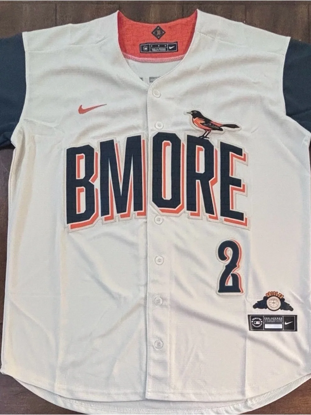 Baltimore Orioles Gunnar Henderson City Connect Jersey 2026 Adult Medium NWT
